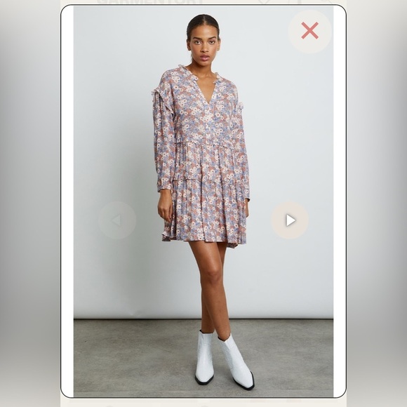 Rails Poppie Pink Jasmine Dress/ Size Medium - Picture 3 of 12